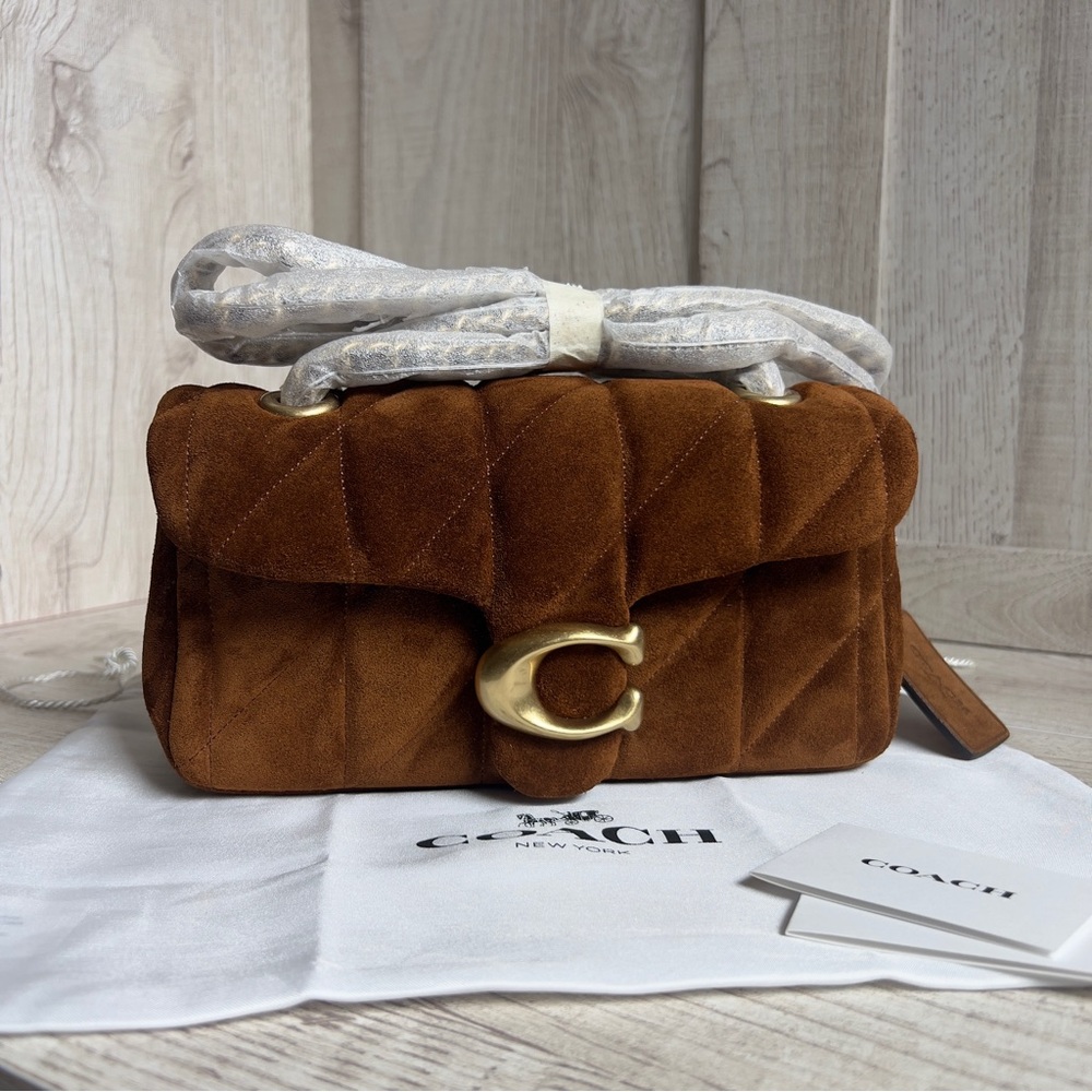 Coach Tabby Shoulder Bag 20 with Quilting Suede